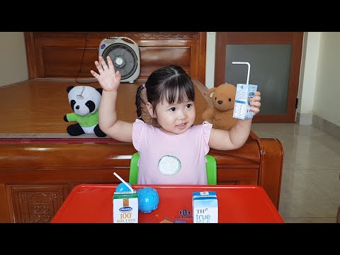 Video Bé Uống Sữa Hộp Nào | Phương Hopa TV - youtube