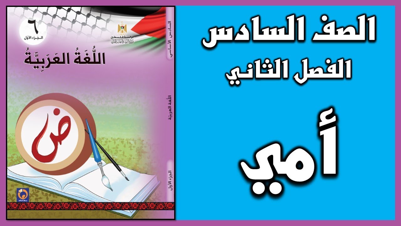 شرح و حل درس النص الشعري  أمي   |  اللغة العربية  | الصف السادس | الفصل الثاني