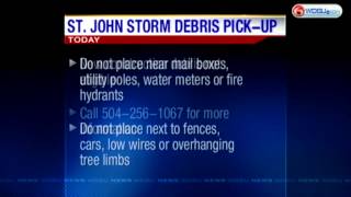 Deadline arrives for storm debris pickup in St. John the Baptist Parish