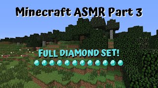 Minecraft ASMR // 1x1 Diamond Mining Trick & Nether Portal // Part 3 screenshot 1