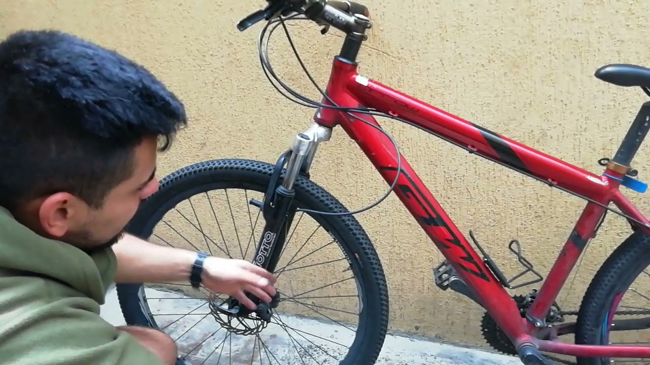 CÓMO CAMBIAR EL CABLE DE FRENO DE UNA BICICLETA, INSTALACIÓN DE GUAYA DE  FRENO DE DISCO