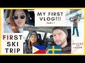 MY FIRST EVER VLOG (PART 1)! SKI TRIP TO FJÄLLEN / FILIPINA LIVING IN SWEDEN