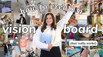 Creating a VISION BOARD using Pinterest and Canva for your best year yet  (4 easy steps!)