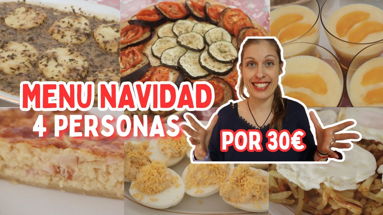 🌟MENU NAVIDAD🌟para IMPRESIONAR con RECETAS FACILES y ECONOMICAS | 4 personas por 30€