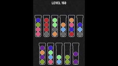 Ball Sort Puzzle Level 150 SOLVED