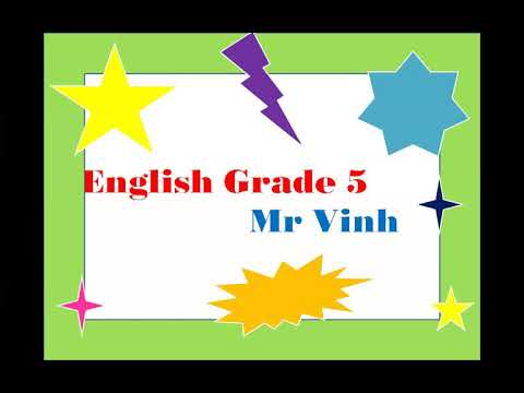 Tuần 28 - Môn anh văn - Khối 5 - Thứ 5 ngày 7 tháng 5 năm 2020