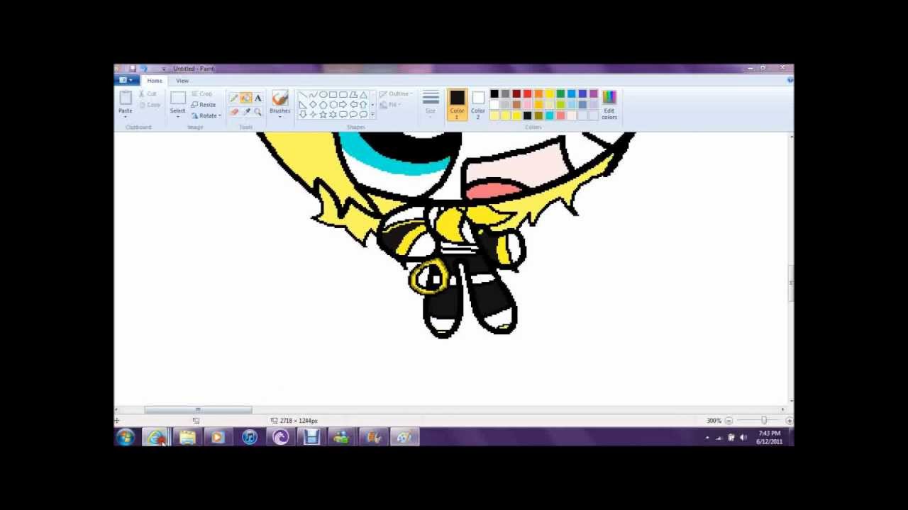 Drawing Rin Puff version