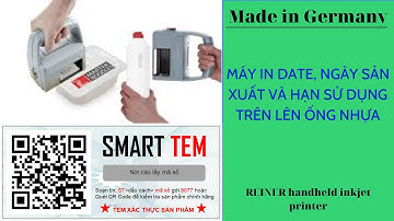 Máy in date, ngày sản xuất và hạn sử dụng trên lên ống nhựa