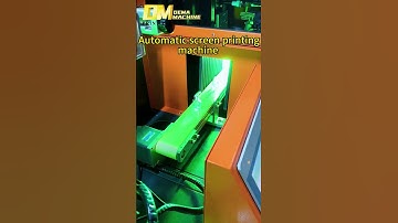 DM 102 Autoamtic Screen Printer Flat Glass Bottle 2