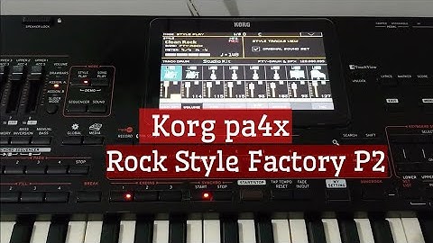 Korg pa4x - Rock Styles - Live Record | Part 2