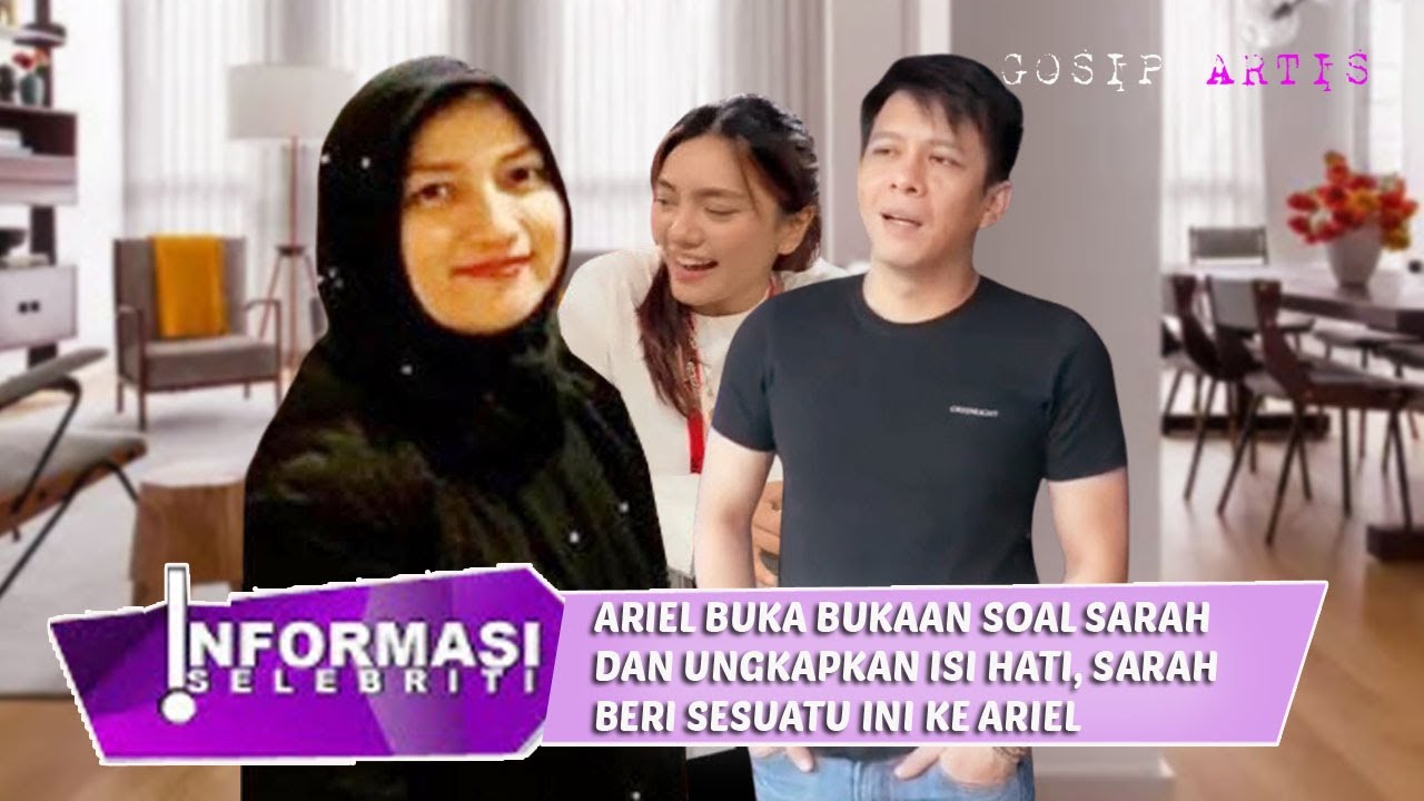 ariel belum bisa move on dari sarah Amelia, momen sarah titip ini ke alea untuk aril di sorot