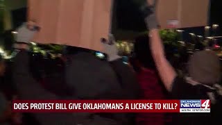 Oklahoma legislature advances bill seeking to protect motorists who drive through protests