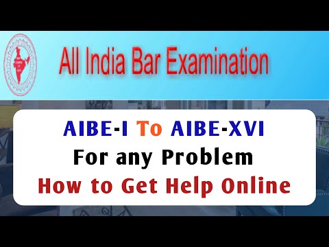 How to register your query || aibe helpline || aibe exam || cop || result || absent || BALLB || LLB