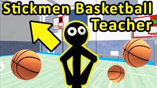 Stickman Teacher Basketball Basics Level 1 To Level 4 screenshot 5