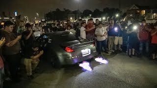ANOTHER FIGHT AT A CAR MEET! + Cops Called on OUT OF CONTROL Car Meet