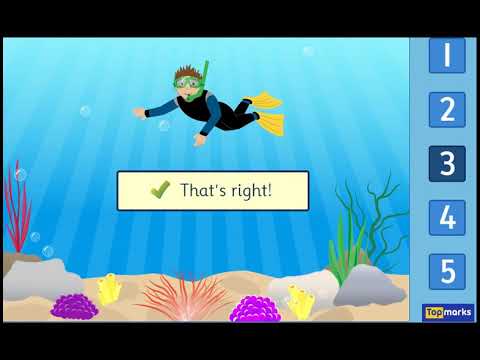 topmarks co uklearning to countunderwater counting - YouTube