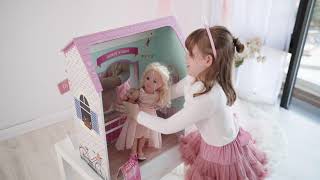 Td 12641C Convertible Dollhouse 4In1