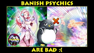 Problems with Banish Psychics
Hey, everybody! This is JDGaming, back today to share my current thoughts on my beloved Banish Psychics! Try as I might, I have not been successful in creating a Psychic deck I was happy with for years despite all the requests and my own personal interest in the theme... Heres why!
*******************************************************************************************
๐ฟ๐๐๐๐ ๐๐ ๐ฎ๐๐๐๐๐๐๐
0:00 - Introduction
0:21 - Fun Doesnt Always Work
1:36 - Banish Psychics are Bad :(
1:49 - Youre too slow!
3:24 - Why Psychics?
4:57 - Hey, Everybody! This is JDGaming, Back Today with a Deck Profile of Runick LiveโTwin Spright!
5:11 - Bright Future Problems with Banish Psychics