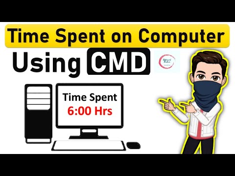 How to Find Time Spent on your Computer using CMD | Check What time you logged on?