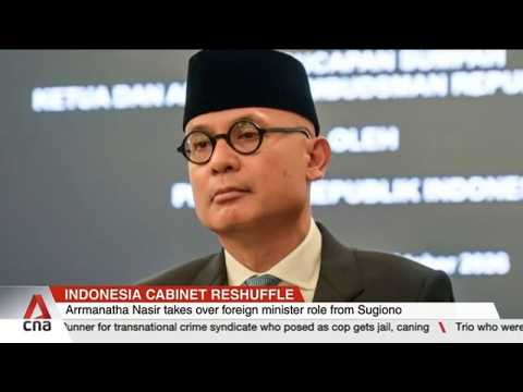 Indonesia cabinet reshuffle: Arrmanatha Nasir takes over foreign minister role from Sugiono
