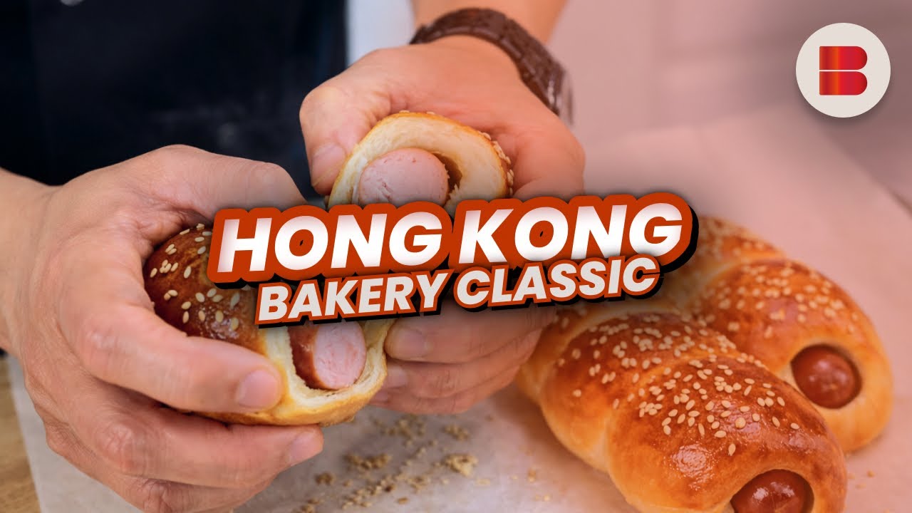 Hong Kong Style Frankfurter Bread From Scratch | School of Wok