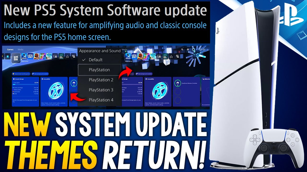 Huge NEW PS5 System Update OUT TOMORROW! Themes RETURN and More NEW ...