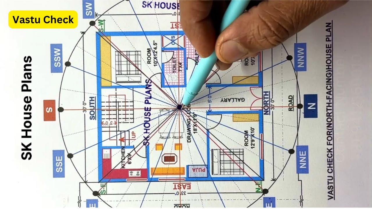 Vastu For North Facing House Layout North Facing House Plan 2560x1438