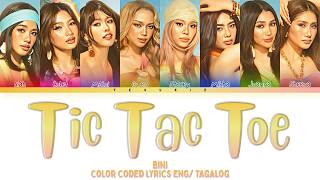 BINI "Tic Tac Toe"  (Color Coded Lyrics)