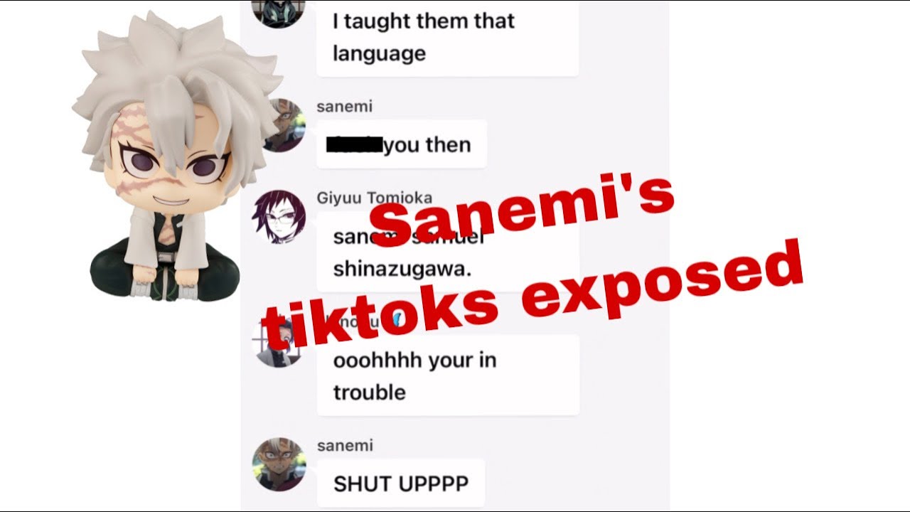 Sanemi’s tiktok’s exposed!! 2/9 || read description 