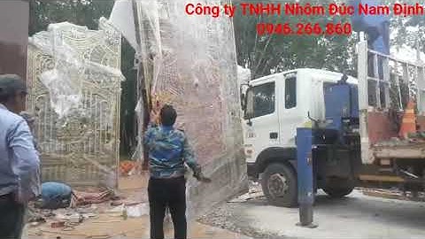 ✅ Lắp đặt cổng nhôm đúc Buckingham tại Bình Dương .