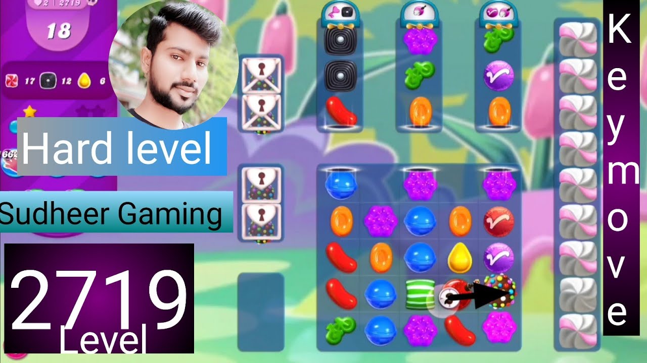 Candy crush saga level 2719 । Hàrd level । No boosters । Candy crush