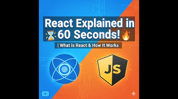 React JS in 1 Minute! 😱 Fastest Explanation Ever
