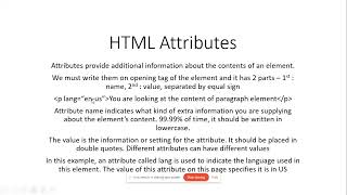 Lets explain HTML Attributes