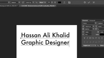 How to Use Horizontal Type Tool in Photoshop