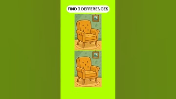 Find 3 Differences #iqtest #mindgames #youtubeshorts