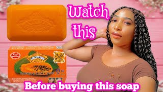 Asantee papaya and honey soap /latest review #2022 /a must watch #skincare screenshot 1