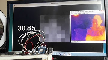 Preview of non contact temperature sensors  MLX90614, amd8833, Lepton 3.5