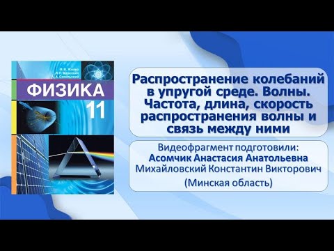 Тема 6. Распространение колебаний в упругой среде. Волны. Частота, длина, скорость распространения