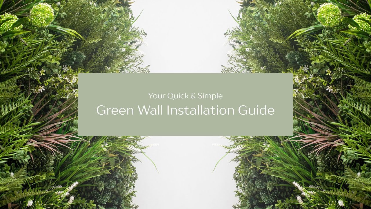 How to Install Artificial Green Wall Panels | Quick & Easy Guide