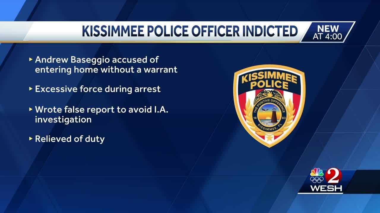 Kissimmee police officer indicted in use-of-force case that seriously ...