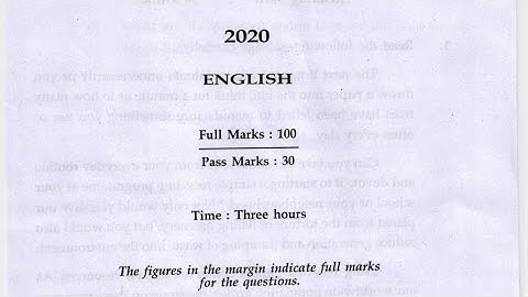 ahsec english paper 2020 | ahsec english question paper