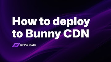 How to deploy to Bunny CDN