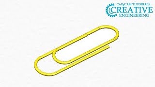 Paper clip in Solidworks