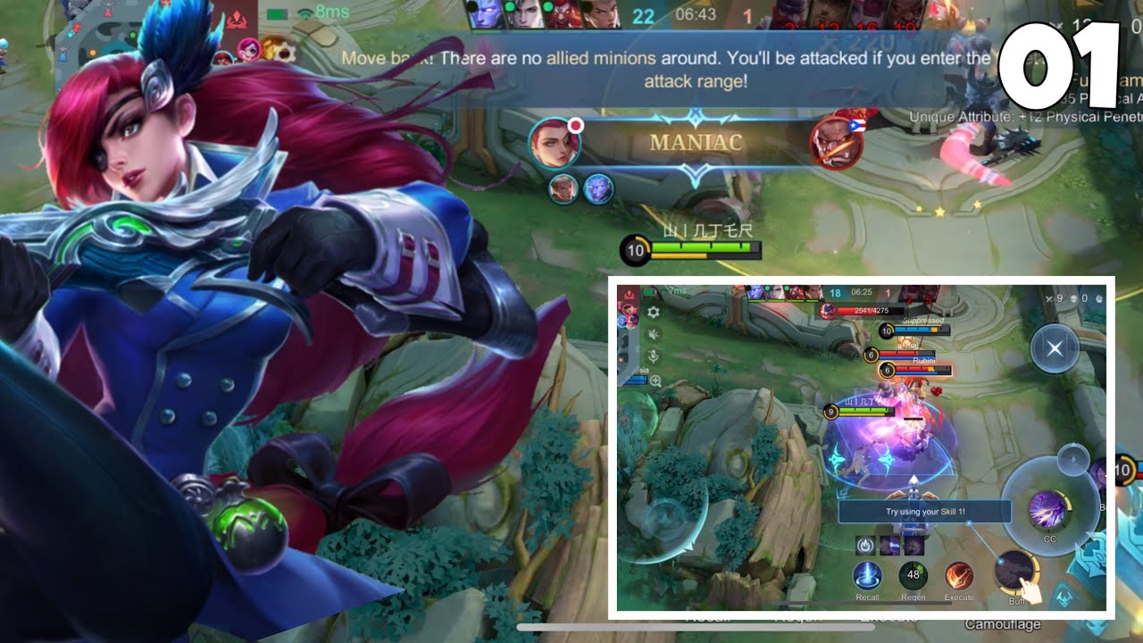 Learn Play Hero Lesley 2025 Day 01 - Mobile Legend Gameplay 2025