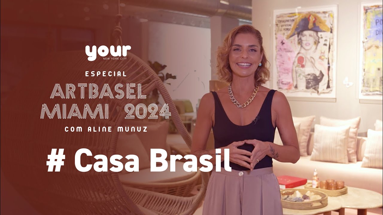 Aline Muniz na Art Basel Miami: Entrevista com Casa Brasil