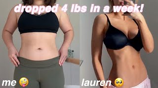 I DID THE LAUREN GIRALDO TREADMILL ROUTINE FOR A WEEK (Lost 4 lbs!)