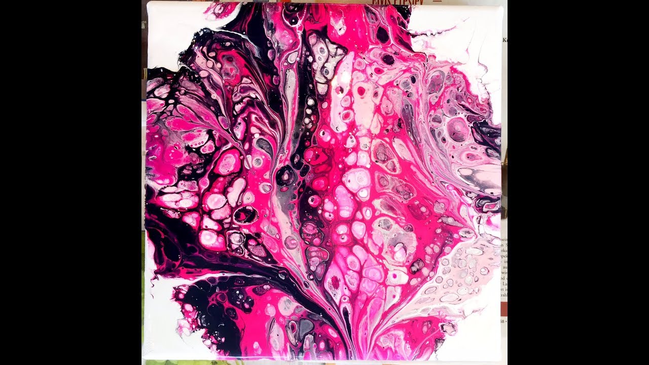 Acrylic Pouring Painting 6 - Fluid Art , negative Space, Fluidpainting ...
