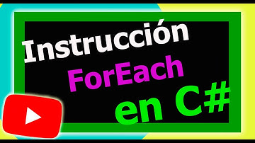 Instrucción Foreach en C#