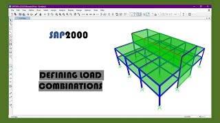 Part 13 | How to define Load combinations in SAP2000 | Introduction of SAP2000 |#sap2000