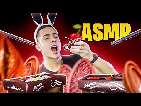ASMR MUKBANG COMIDA – OVOS DE PÁSCOA DE COLHER (SONS DE MASTIGAÇÃO)